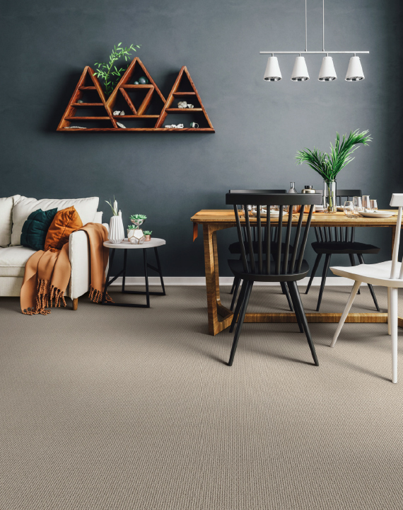 carpet flooring in living area